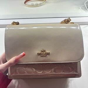 COACH Klara crossbody bag in signature canvas